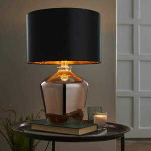 Stående lampa Endon Waldorf svart koppar E27 47 cm 61149 small 4