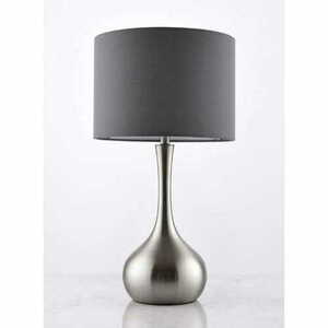 Stående lampa Endon Piccadilly grå 42 cm E14 61192 small 0