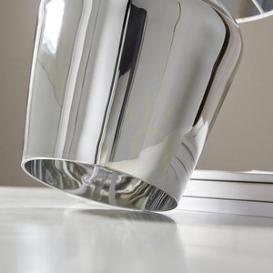 Endon Waldorf 61198 bordslampa – krom, elfenbensfärgad skärm, 47 cm small 8