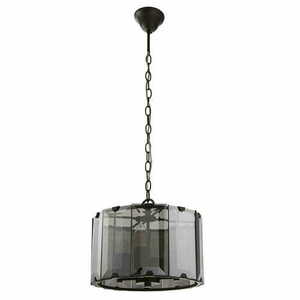 Pendellampa Endon Clooney 4-ljus rökig glas E14 35 cm small 7