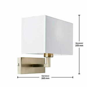 Vägglampa Endon Piccolo Silver/Vit E27 Dimbar small 1