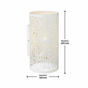 Vägglampa Endon Secret Garden beige stål E14 61684 small 1