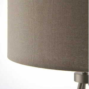 Stående lampa Endon Tri grå beige/nickel E27 60 cm 66986 small 2