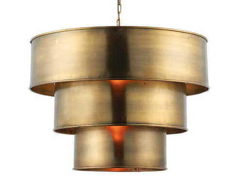 Kontrollera Pendellampa Endon Morad Mässing 62 cm E27 69783
