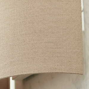 Endon Obi beige vägglampa E27 tyg klassisk 70335 small 2