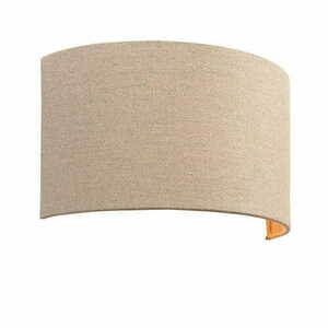 Endon Obi beige vägglampa E27 tyg klassisk 70335 small 0