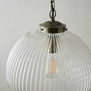 Pendellampa Endon Brydon mässing glas E27 35 cm 71124 small 3