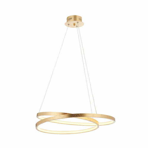 Kontrollera Pendellampa Endon Scribble Guld LED 55 cm 3000K 72479