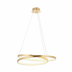 Pendellampa Endon Scribble Guld LED 55 cm 3000K 72479 small 0