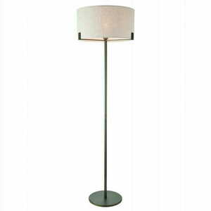 Golvlampa Endon Hayfield beige tyg E27 172,5 cm 72634 small 2