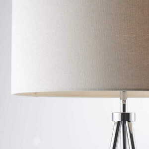 Golvlampa Endon Tri beige/elfenben E27 152,5 cm 73145 small 1