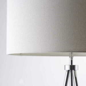 Golvlampa Endon Tri beige/elfenben E27 152,5 cm 73145 small 2
