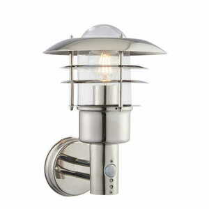 Vägglampa utomhus Endon Dexter 74702 silver rostfritt stål IP44 small 0
