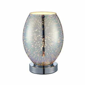 Stående lampa Endon Stellar krom glas 24 cm 74940 small 0