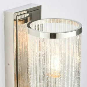 Vägglampa Endon Easton 76259 nickel transparent E14 LED 1 ljus small 1
