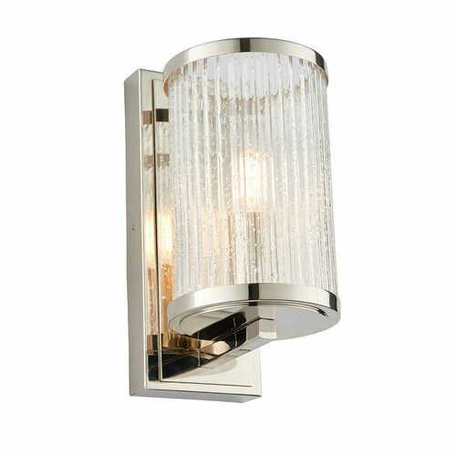 Kontrollera Vägglampa Endon Easton 76259 nickel transparent E14 LED 1 ljus