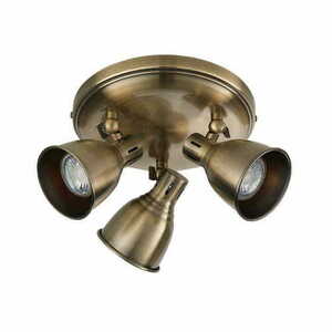 Taklampa Endon Westbury 3-ljus mässing LED 28 cm 76279 small 1