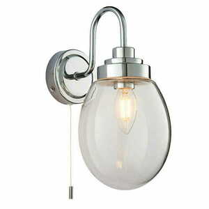 Vägglampa Endon Hampton krom IP44 E14 76304 small 0