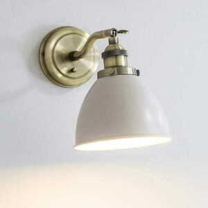 Vägglampa Franklin Endon mässing ecru E14 klassisk 76330 small 2