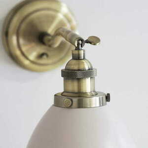 Vägglampa Franklin Endon mässing ecru E14 klassisk 76330 small 3