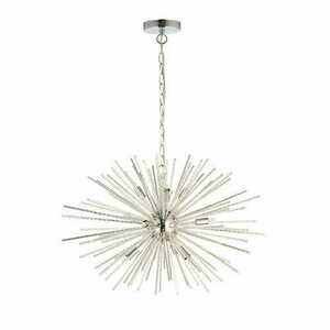 Pendellampa Endon Lena 76350 krom 9 ljus G9 62 cm small 1