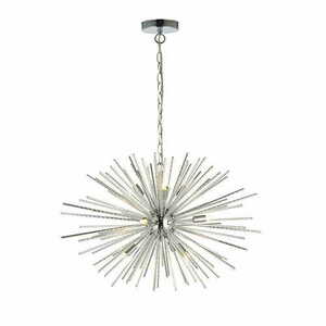 Pendellampa Endon Lena 76350 krom 9 ljus G9 62 cm small 0