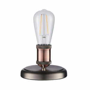 Endon Hal 76355 bordslampa i åldrad koppar och tenn, E27 40 W small 1