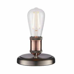 Endon Hal 76355 bordslampa i åldrad koppar och tenn, E27 40 W small 0