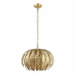 Pendellampa Endon Delphine 3-Ljus Guld Stål 45 cm 76360 small 2