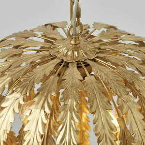 Pendellampa Endon Delphine 3-Ljus Guld Stål 45 cm 76360 small 3