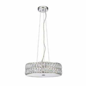 Pendellampa Endon Verina 76513 krom kristall LED dimbar small 1