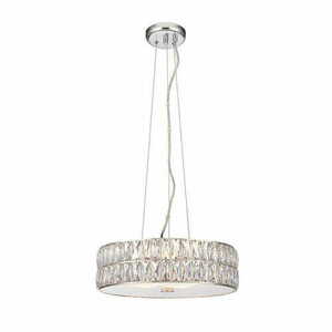 Pendellampa Endon Verina 76513 krom kristall LED dimbar small 0