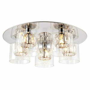 Taklampa Endon Verina 76517 krom 5 ljuspunkter G9 LED 48 cm small 1