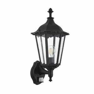 Utomhus vägglampa Endon Burford svart aluminium glas 76548 small 1