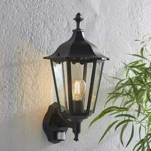 Utomhus vägglampa Endon Burford svart aluminium glas 76548 small 3