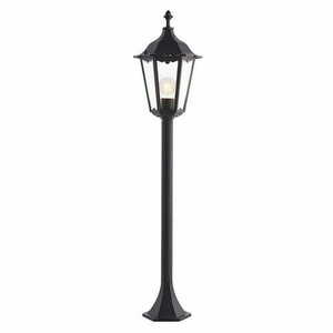 Utomhus stående trädgårdslampa Endon Burford svart aluminium glas 105 cm 76550 small 0