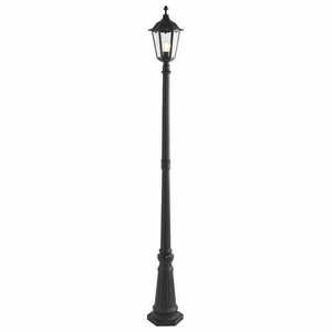 Stående lampa Endon Burford svart IP44 E27 218 cm 76551 small 0