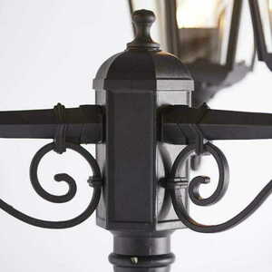 Utomhuspoljus Endon Burford svart aluminium E27 IP44 230 cm 76552 small 1