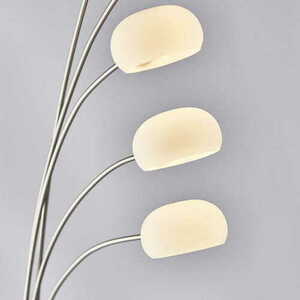 Golvlampa Endon Jaspa 5-ljus Silver LED 185 cm 76568 small 2