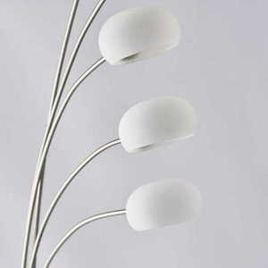 Golvlampa Endon Jaspa 5-ljus Silver LED 185 cm 76568 small 3