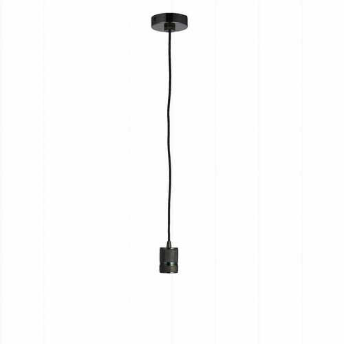 Kontrollera Endon Urban pendellampa 76586 i svart krom E27 10 cm