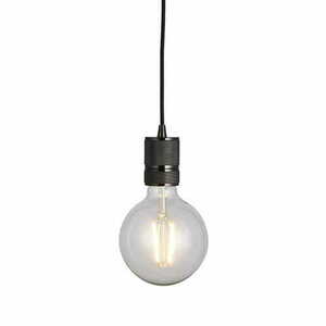 Endon Urban pendellampa 76586 i svart krom E27 10 cm small 0