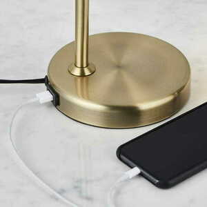 Stående lampa Endon Amalfi mässing stål GU10 76646 small 3