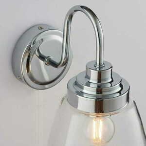 Vägglampa Endon Ashbury Krom Glas IP44 E14 77088 small 5
