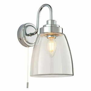 Vägglampa Endon Ashbury Krom Glas IP44 E14 77088 small 0