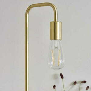 Stående lampa Endon Rubens 77117 mässing stål E27 45 cm small 3