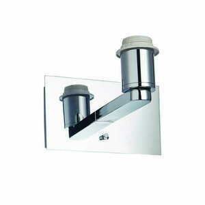 Vägglampa Endon Issac USB krom stål E27 77510 small 0
