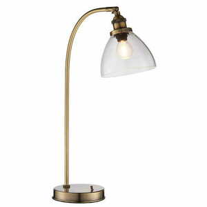 Stående lampa Hansen Endon mässing glas E14 53,3 cm 77859 small 0