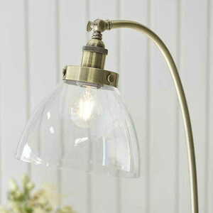 Golvlampa Endon Hansen mässing glas E27 152 cm 77860 small 3
