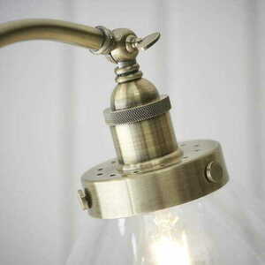 Golvlampa Endon Hansen mässing glas E27 152 cm 77860 small 5